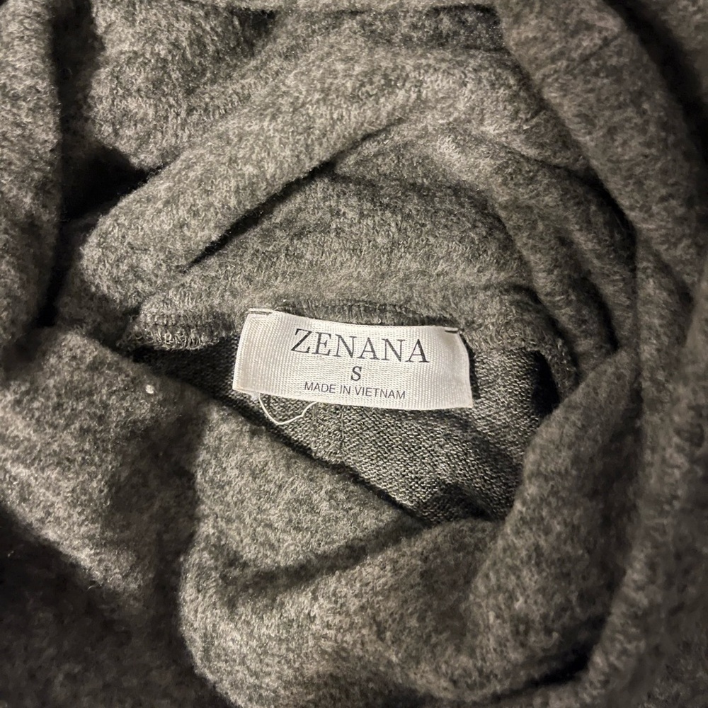 ✨Zenana Outfitters Forest Green Cowl Neck Sweater - Picture 7 of 7